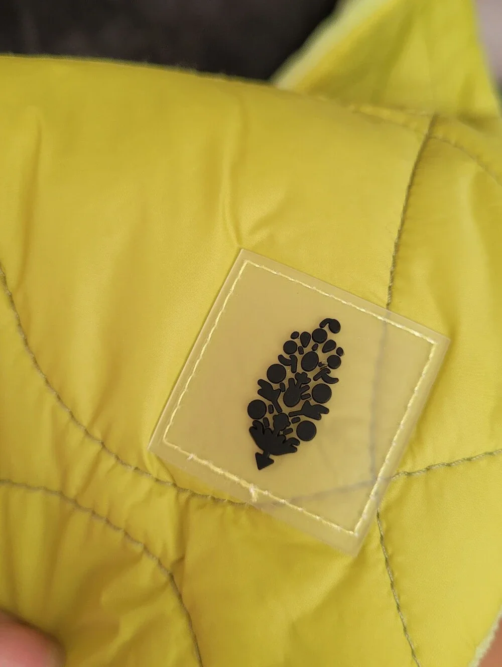 Free People Movement Fleece-Lined Hood Scarf Yellow Green Chartreuse